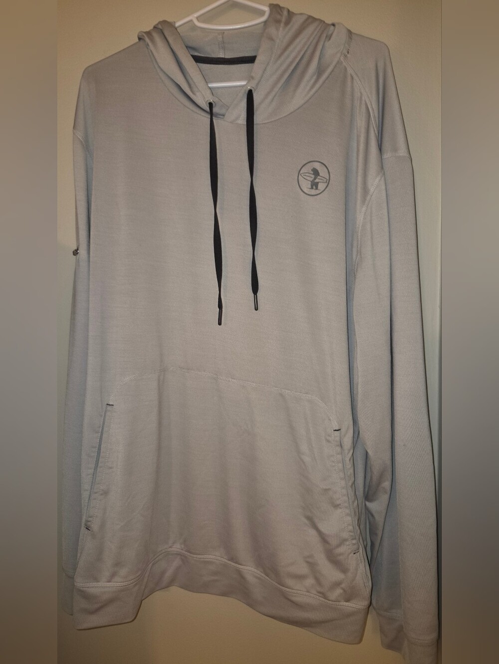 Everyday California Gray Men’s Rashguard Hoodie UPF 50 XXL